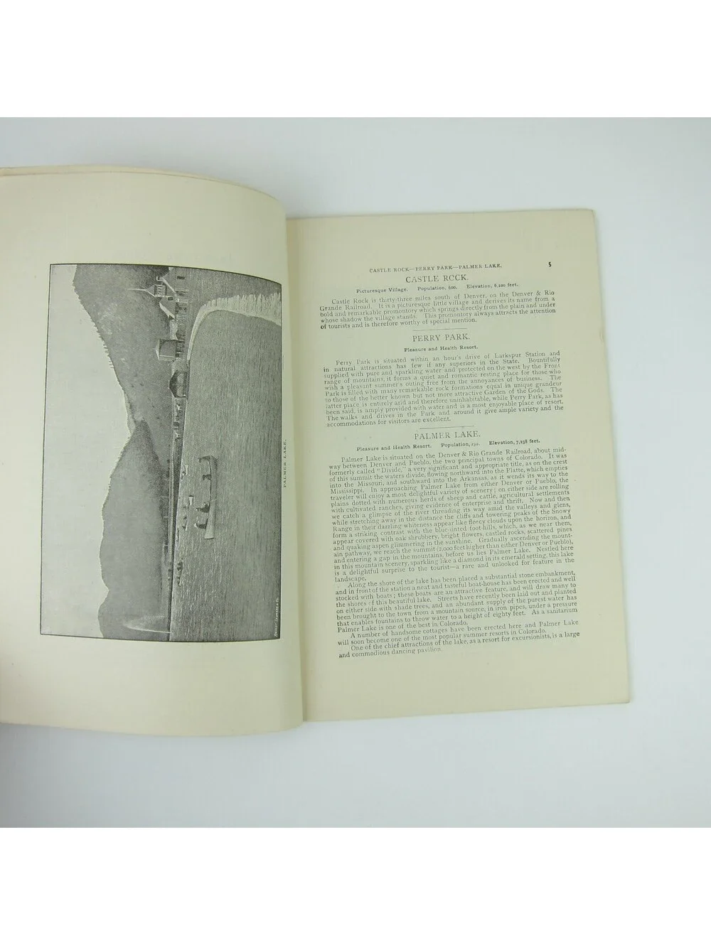 Denver & Rio Grande Railroad Tour Book Colorado New Mexico & Utah Antique 1899